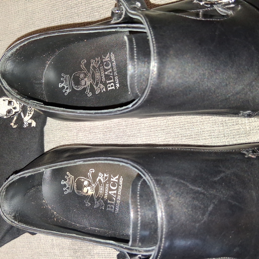 Elegant Black Leather Oxfords by Black